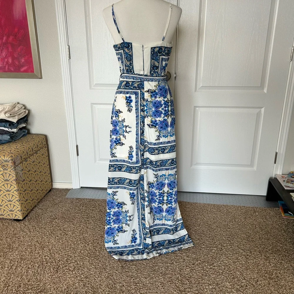 Asos Scarf Print Maxi Dress - Picture 4 of 5